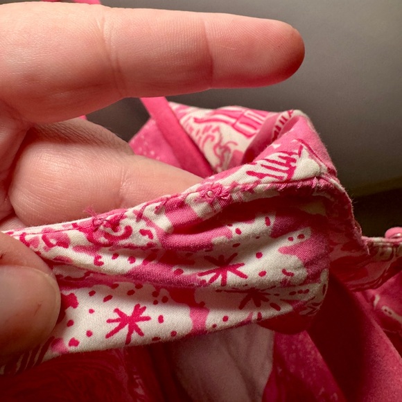 RARE Size 16 Lilly Pulitzer Janie Shift Dress in Skinny Dippin Pink Toile EUC - Picture 8 of 12